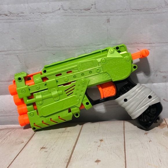 Hasbro Nerf Zombie Strike Quadrot Guns Blasters 4x Elite - Picture 4 of 8